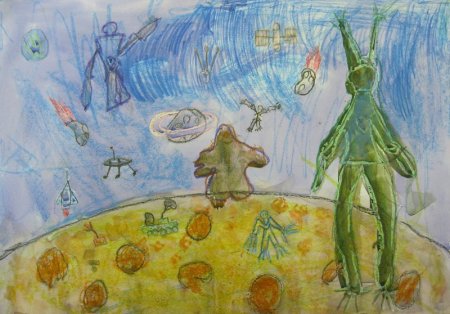 Инопланетянин рисунок
