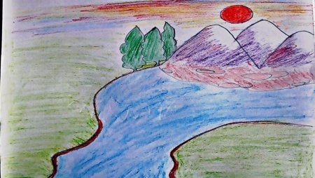 Рисование реки