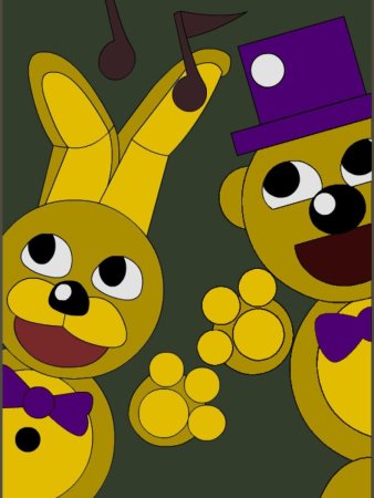 Постеры ФНАФ 3 из игры