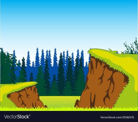 Овраг мультяшный