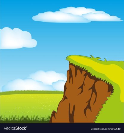 Обрыв вектор