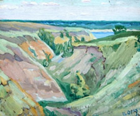 Картина овраг для детей