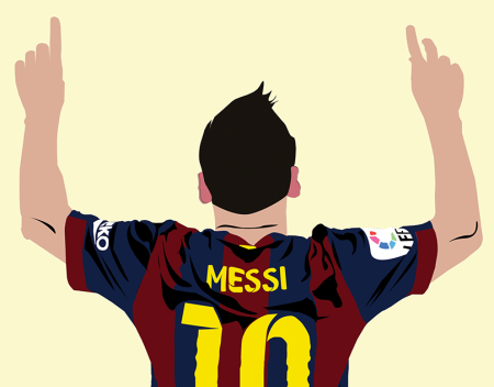 Нарисовать Лионеля Месси