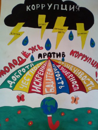 Плакаты на тему коррупция глазами детей