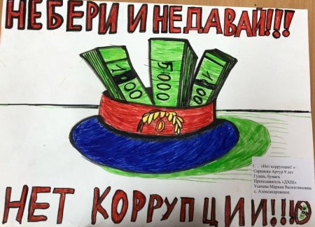 Конкурс детского рисунка против коррупции