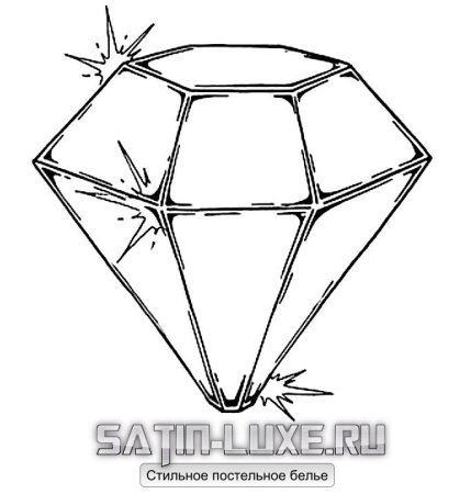 Бриллиант рисунок карандашом