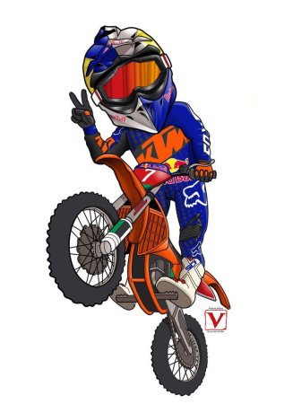 Рисунок KTM эндуро