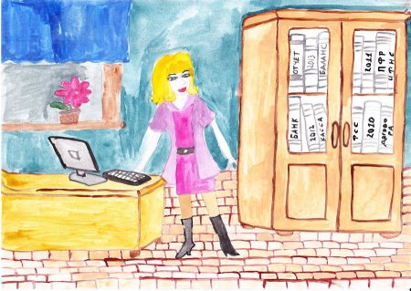 Профессия моей мамы рисунок