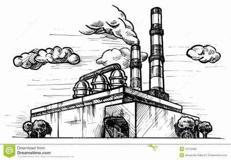 Завод рисунок