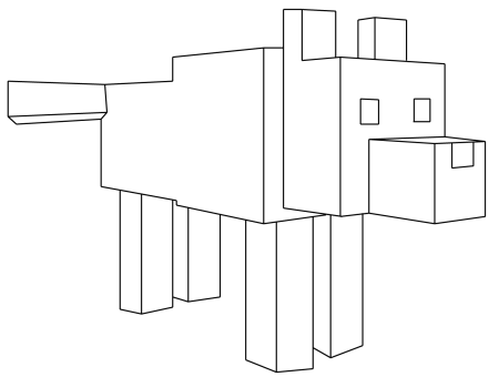 Раскраска майнкрафт