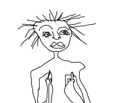 Корявый рисунок