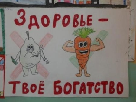 Рисунок на тему здоровье твое богатство