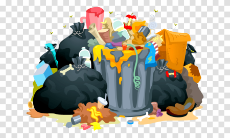Гора мусора иллюстрация