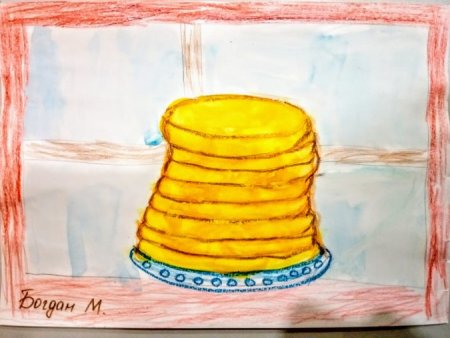Блинчики рисование с детьми