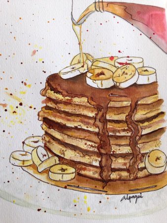 Блинчики рисунок
