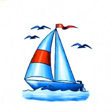 Кораблик рисунок