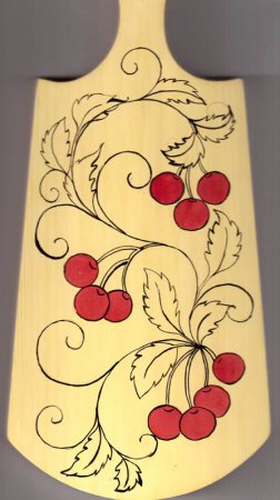 Роспись по дереву легкая