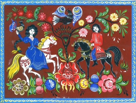 Городецкая роспись