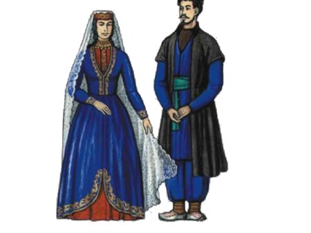 Армянский национальный костюм рисунок