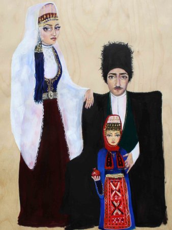 Армянский национальный костюм рисунок