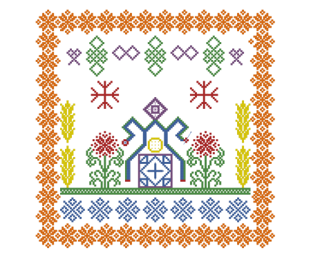 Славянский орнамент Макошь
