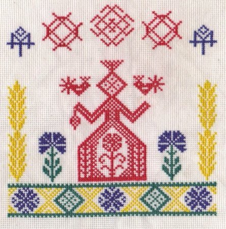 Макошь Славянская богиня вышивка