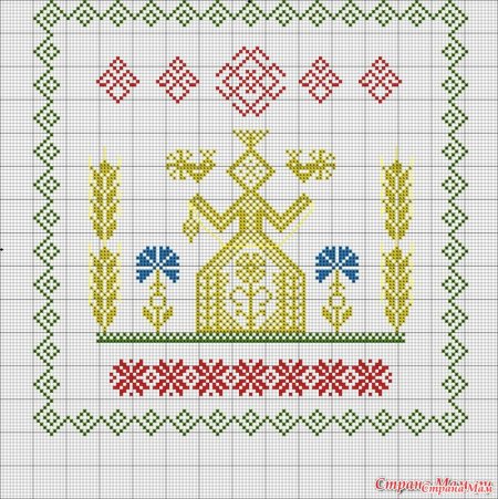 Макошь оберег крестиком