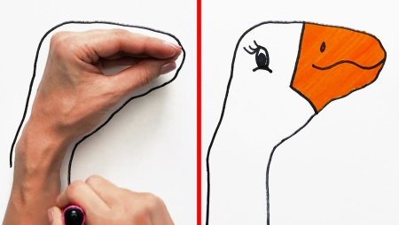 Рисование с помощью руки
