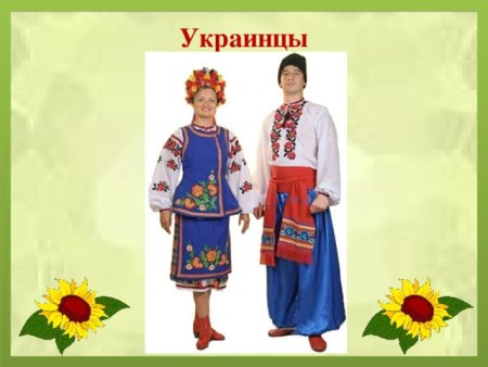Дети в украинских национальных костюмах