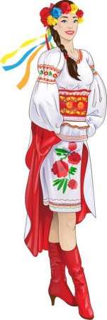 Одежда для рисования украинок