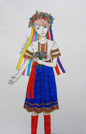 Рисование национальные костюмы