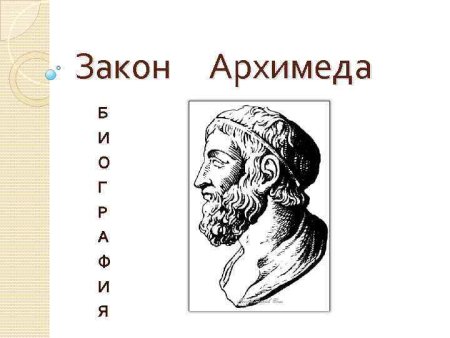 Архимед и корона царя Гиерона