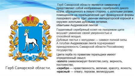 Герб Самары описание