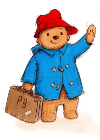 Паддингтон фан арт