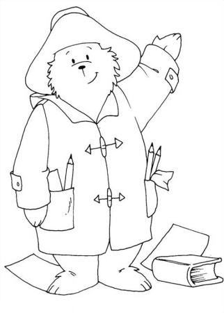 Раскраска приключения Паддингтона