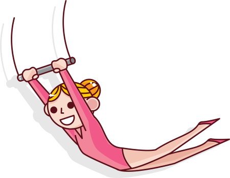 Акробат рисунок