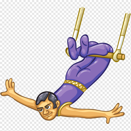 Мультяшный акробат