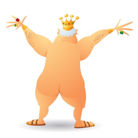 Новое платье короля рисунок