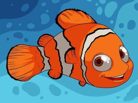 Рыбка клоун мультфильм