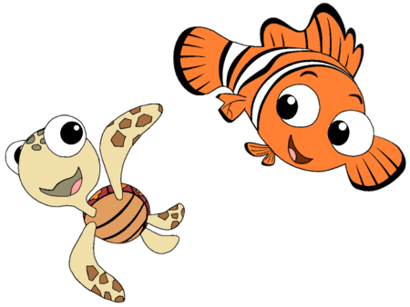 Оранжевая рыба из мультика