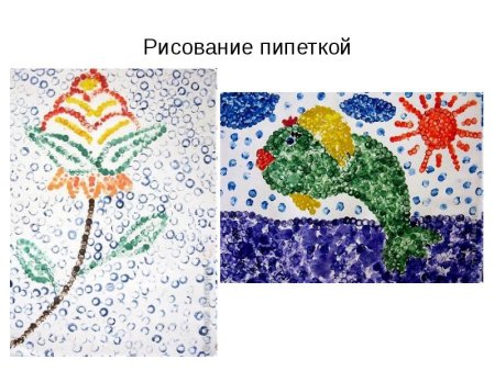 Рисование пипеткой