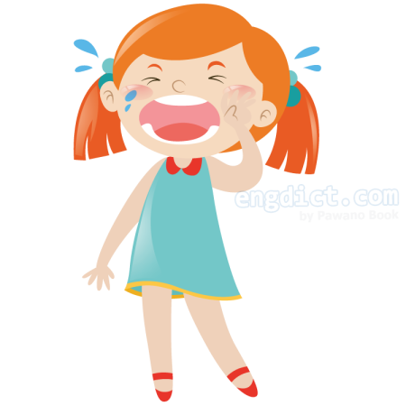 Девочка плачет рисунок