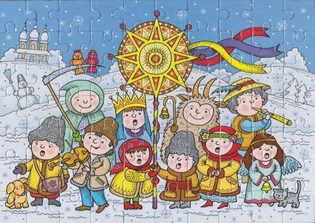 Рисование колядки