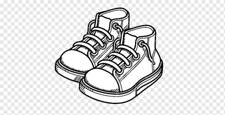 Детские кроссовки чб