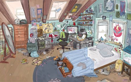 Бардак в комнате арт