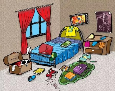 Спальня мультяшный