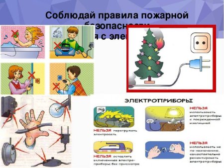 Правила пользовоне электо пребора.