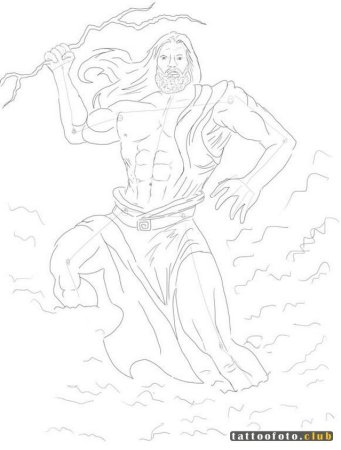 Бог Перун рисунок