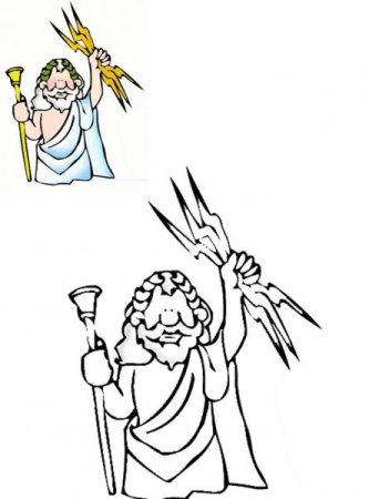Перун Бог славян эскиз