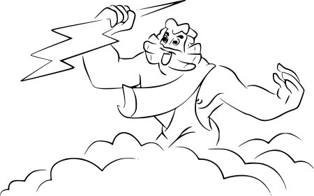 Перун Славянский Бог рисунок